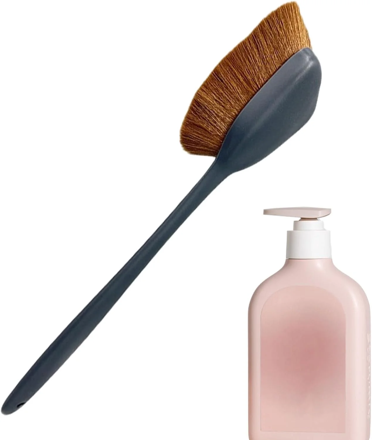 اپلیکاتور لوسیون پشت، اپلیکاتور مرطوب کننده پشت | برس آرایشی بدن برای برنزه کردن، کانتورینگ، مرطوب کردن، کرم پودر مایع، پوشش دهی پا