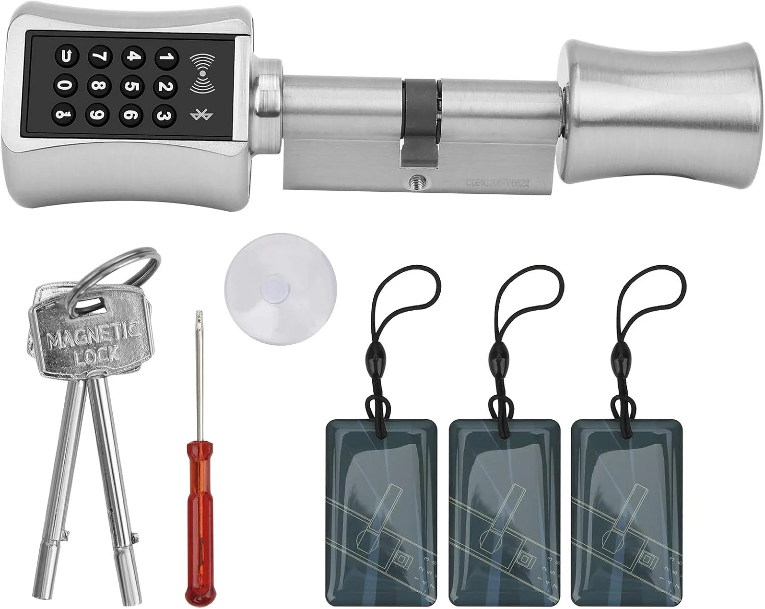 سیلندر ضد حریق GZDodek قفل کلیدی ضد سرقت قفل رمزی قفل سیلندر هوشمند قفل کد دیجیتال سیستم ضد سرقت ترکیبی مکانیکی درب برای درب های چوبی