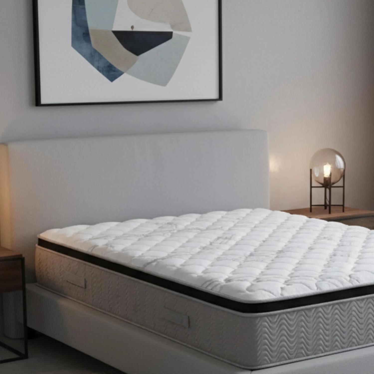 تشک سوپر کینگ طبی مموری فوم و فنر ترکیبی با درجه نرمی متوسط - 180 در 210 سانتی متر تشک سوپر کینگ طبی مموری فوم و فنر ترکیبی با درجه نرمی متوسط - 180 در 210 سانتی متر