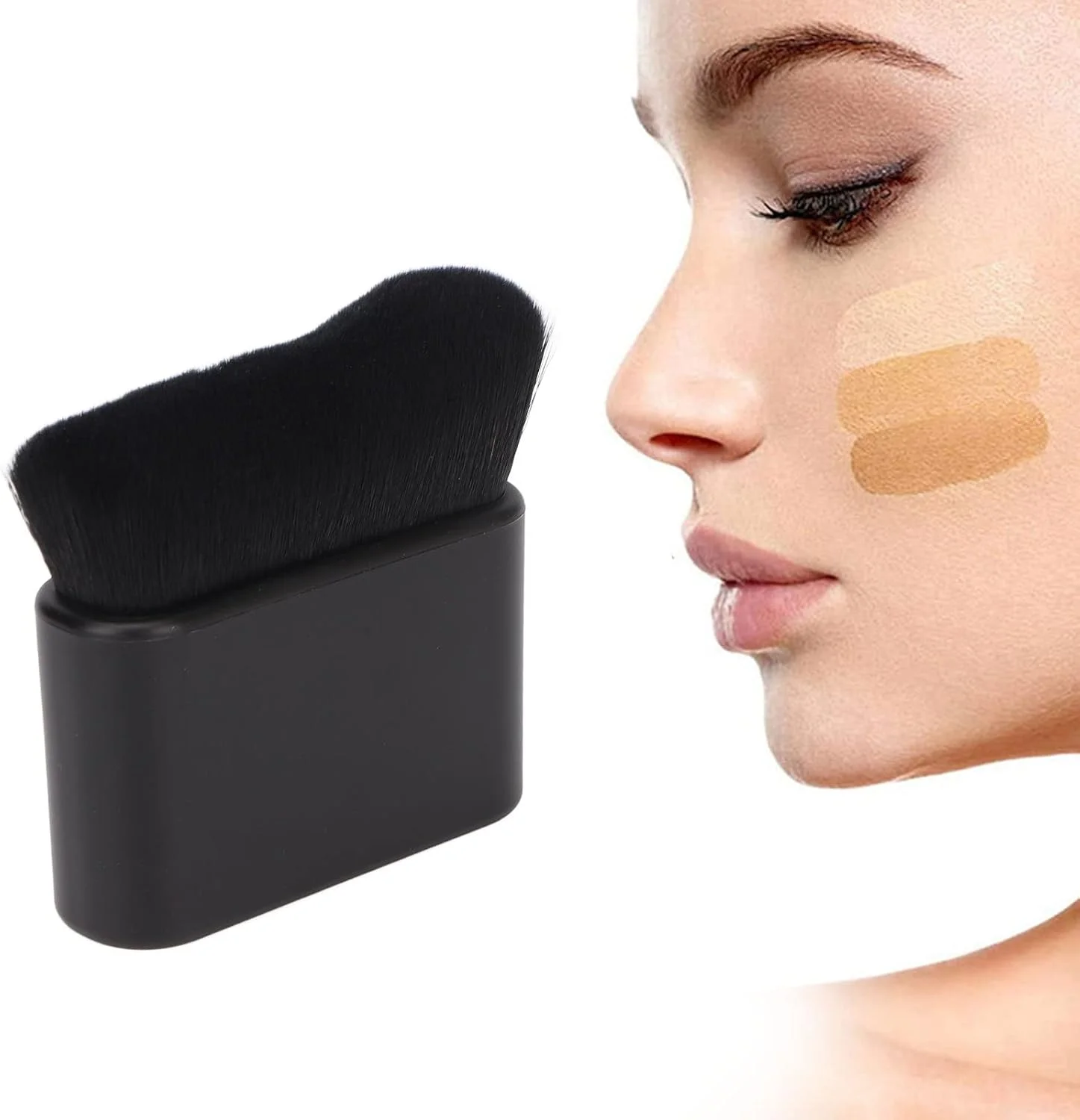 برس بزرگ تخت برنزه کننده Yanmis، برس آرایشی بدن برای صورت و بدن، برس کابوکی کرم پودر، برس پخش کننده، برس اپلیکاتور برای موس برنزه کننده برس بزرگ تخت برنزه کننده Yanmis، برس آرایشی بدن برای صورت و بدن، برس کابوکی کرم پودر، برس پخش کننده، برس اپلیکاتور برای موس برنزه کننده