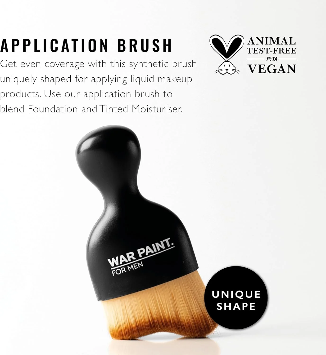 براش زاویه دار آرایشی War Paint For Men - ایده آل برای ترکیب و استفاده از لوازم آرایش مایع - وگان و بدون تست حیوانی - براش ایده آل برای استفاده از کرم پودر - محصول آرایشی برای آقایان براش زاویه دار آرایشی War Paint For Men - ایده آل برای ترکیب و استفاده از لوازم آرایش مایع - وگان و بدون تست حیوانی - براش ایده آل برای استفاده از کرم پودر - محصول آرایشی برای آقایان