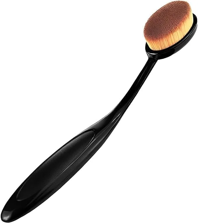 براش آرایشی طرح مسواک - براش کرم پودر و کانتور برای ترکیب مایع، کرم یا پودر - دسته نرم مناسب محصولات بر پایه آب براش آرایشی طرح مسواک - براش کرم پودر و کانتور برای ترکیب مایع، کرم یا پودر - دسته نرم مناسب محصولات بر پایه آب