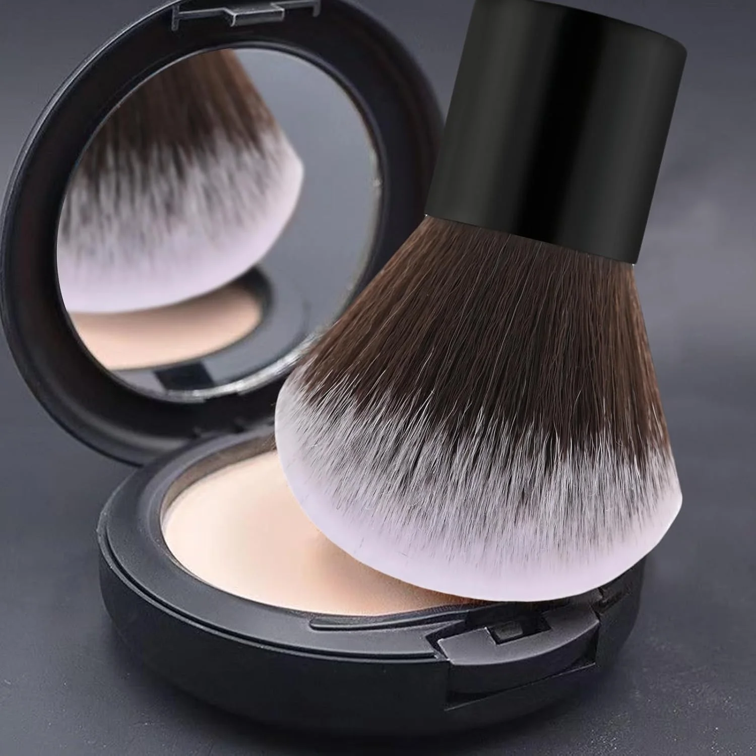 براش کرم پودر مایع tiyiyok، براش آرایشی، برای پخش یکنواخت کرم پودر روی صورت و استفاده از مواد مایع، کرمی یا پودری، پرایمر و هایلایتر