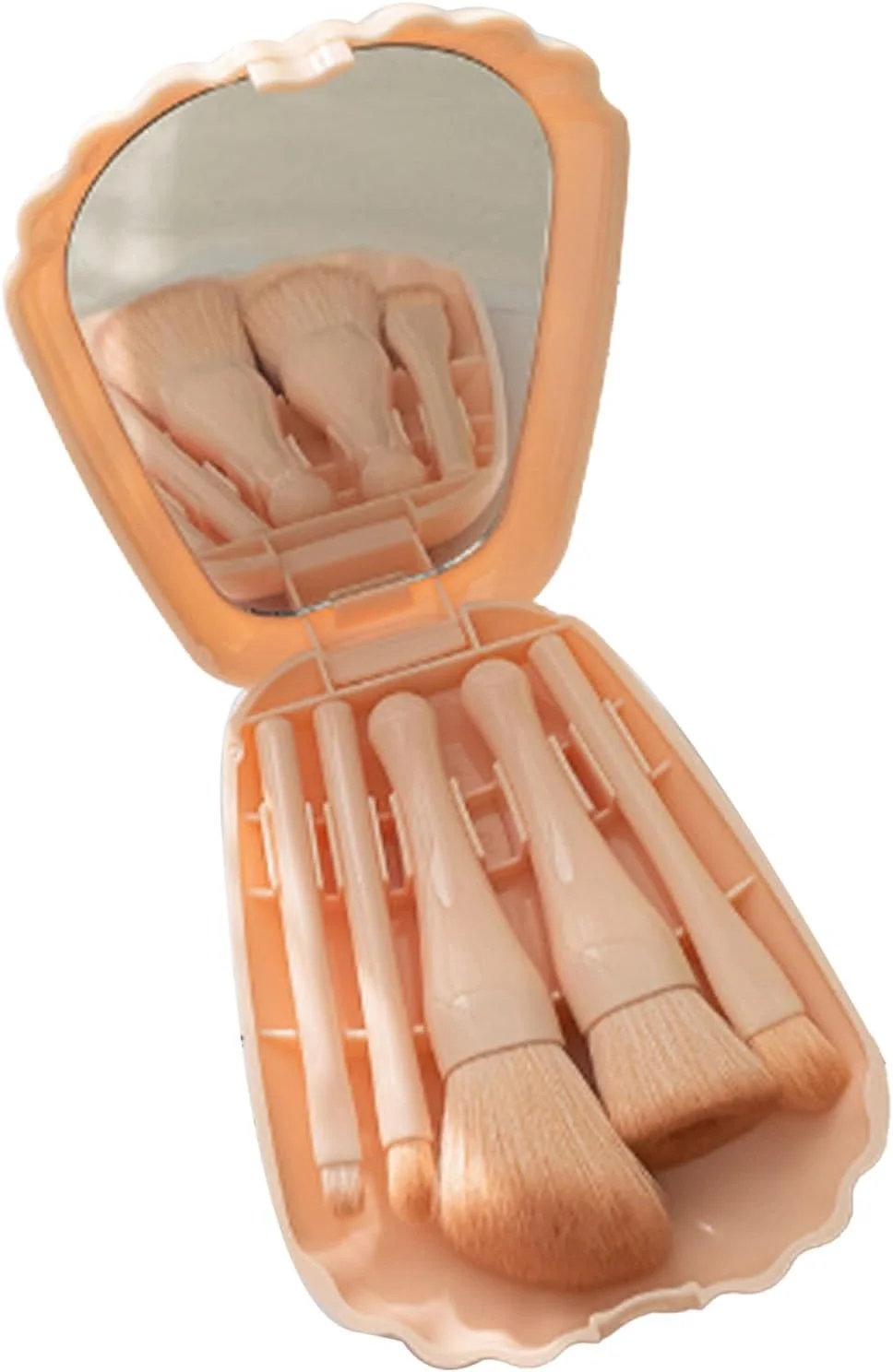 ست برس آرایشی مسافرتی تیهبیان مدل MAKE MINI FULL FUNCTION به همراه آینه (صورتی) ست برس آرایشی مسافرتی تیهبیان مدل MAKE MINI FULL FUNCTION به همراه آینه (صورتی)