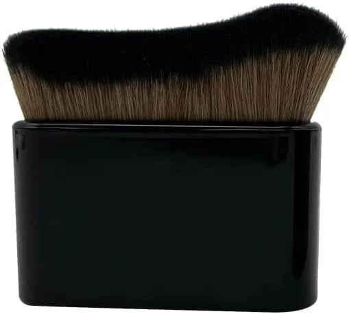 براش برنزه کننده، براش آرایشی حرفه ای، براش کرم پودر، براش کابوکی صورت، براش آرایش بدن، اپلیکاتور براش برنزه کننده خودکار برای صورت و بدن (مشکی-قهوه ای) براش برنزه کننده، براش آرایشی حرفه ای، براش کرم پودر، براش کابوکی صورت، براش آرایش بدن، اپلیکاتور براش برنزه کننده خودکار برای صورت و بدن (مشکی-قهوه ای)