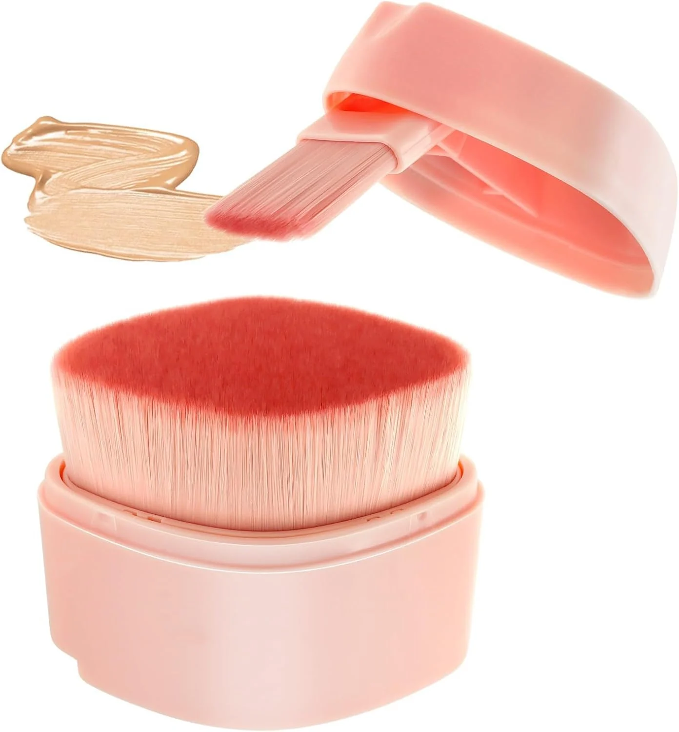 براش کرم پودر TERRIFI، براش آرایشی کابوکی سر صاف برای ترکیب مایع، کرم، پودر یا ماسک صورت، ست براش صورت چند منظوره با دو سایز برای استفاده بی نقص براش کرم پودر TERRIFI، براش آرایشی کابوکی سر صاف برای ترکیب مایع، کرم، پودر یا ماسک صورت، ست براش صورت چند منظوره با دو سایز برای استفاده بی نقص