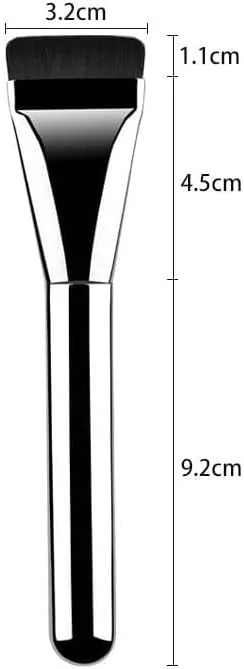 براش آرایشی تزویق، 2 عدد براش نرم ترکیبی مصنوعی برای آرایش زنان و دختران - مشکی براش آرایشی تزویق، 2 عدد براش نرم ترکیبی مصنوعی برای آرایش زنان و دختران - مشکی