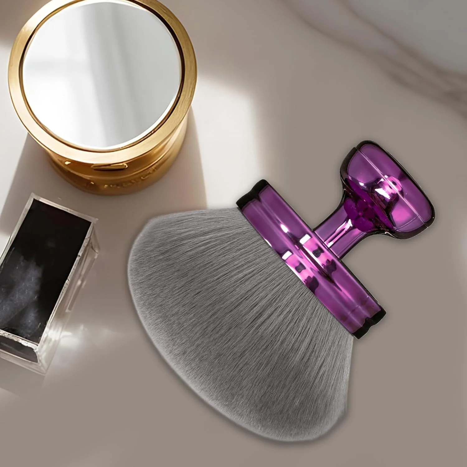 برس برنزه کننده - برس بزرگ پودر بدن قابل حمل | ابزار زیبایی برای محافظت در برابر آفتاب، پوشش جای زخم، تعطیلات، ساحل، پاها، صورت، دست ها، برنزه کردن پاها برس برنزه کننده - برس بزرگ پودر بدن قابل حمل | ابزار زیبایی برای محافظت در برابر آفتاب، پوشش جای زخم، تعطیلات، ساحل، پاها، صورت، دست ها، برنزه کردن پاها