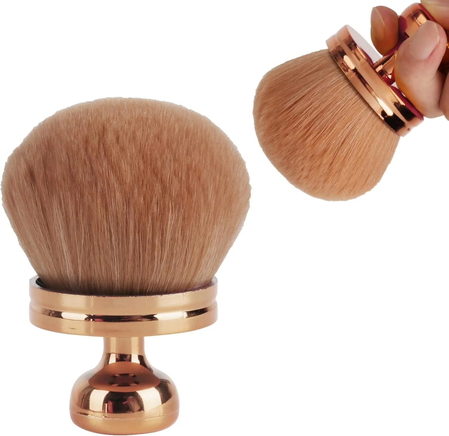 براش آرایشی بزرگ بدن، براش بزرگ برنزه کننده برای استفاده از کرم برنزه کننده، براش های بیضی شکل برای پا، صورت و بدن، مناسب برای ترکیب کردن برنزرها، ابزار براش آرایشی براش آرایشی بزرگ بدن، براش بزرگ برنزه کننده برای استفاده از کرم برنزه کننده، براش های بیضی شکل برای پا، صورت و بدن، مناسب برای ترکیب کردن برنزرها، ابزار براش آرایشی