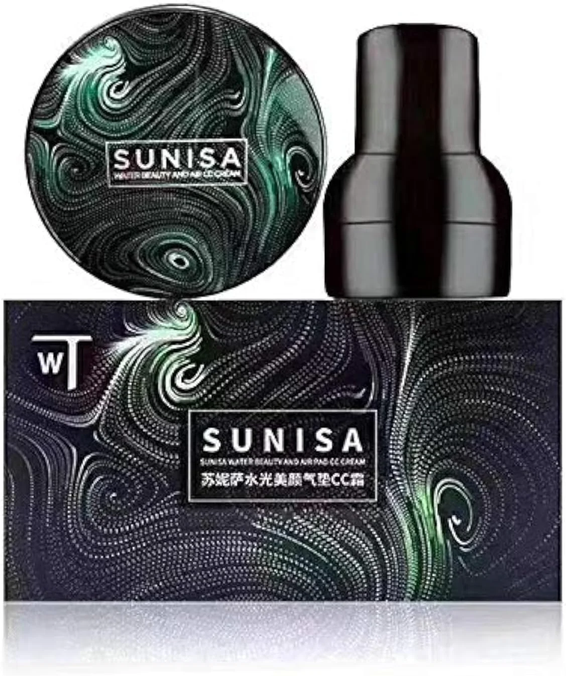 کرم پودر BB و CC سانیسا با کوشن هوا قارچی 20 گرمی و برس رژگونه برای آرایش، برس رژگونه کرم پودری برای ترکیب مایع، برس پودر فشرده (بسته 1 عددی) کرم پودر BB و CC سانیسا با کوشن هوا قارچی 20 گرمی و برس رژگونه برای آرایش، برس رژگونه کرم پودری برای ترکیب مایع، برس پودر فشرده (بسته 1 عددی)