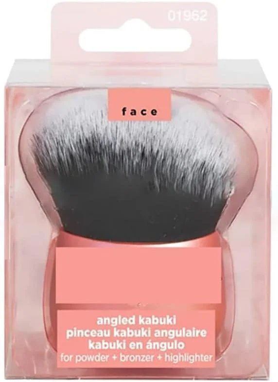 براش کرم پودر X spring Foundation، براش حرفه ای صورت و بدن با موهای متراکم مصنوعی، پخش بی نقص برای کرم پودرهای مایع و کرمی، 1 عدد اسفنج آرایشی