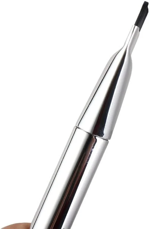 براش آرایشی کرم پودر مایع نقره ای Sndperiexam، براش تخت سایه کانسیلر، براش های سبک وزن حرفه ای ابزار آرایشی، براش های صورت