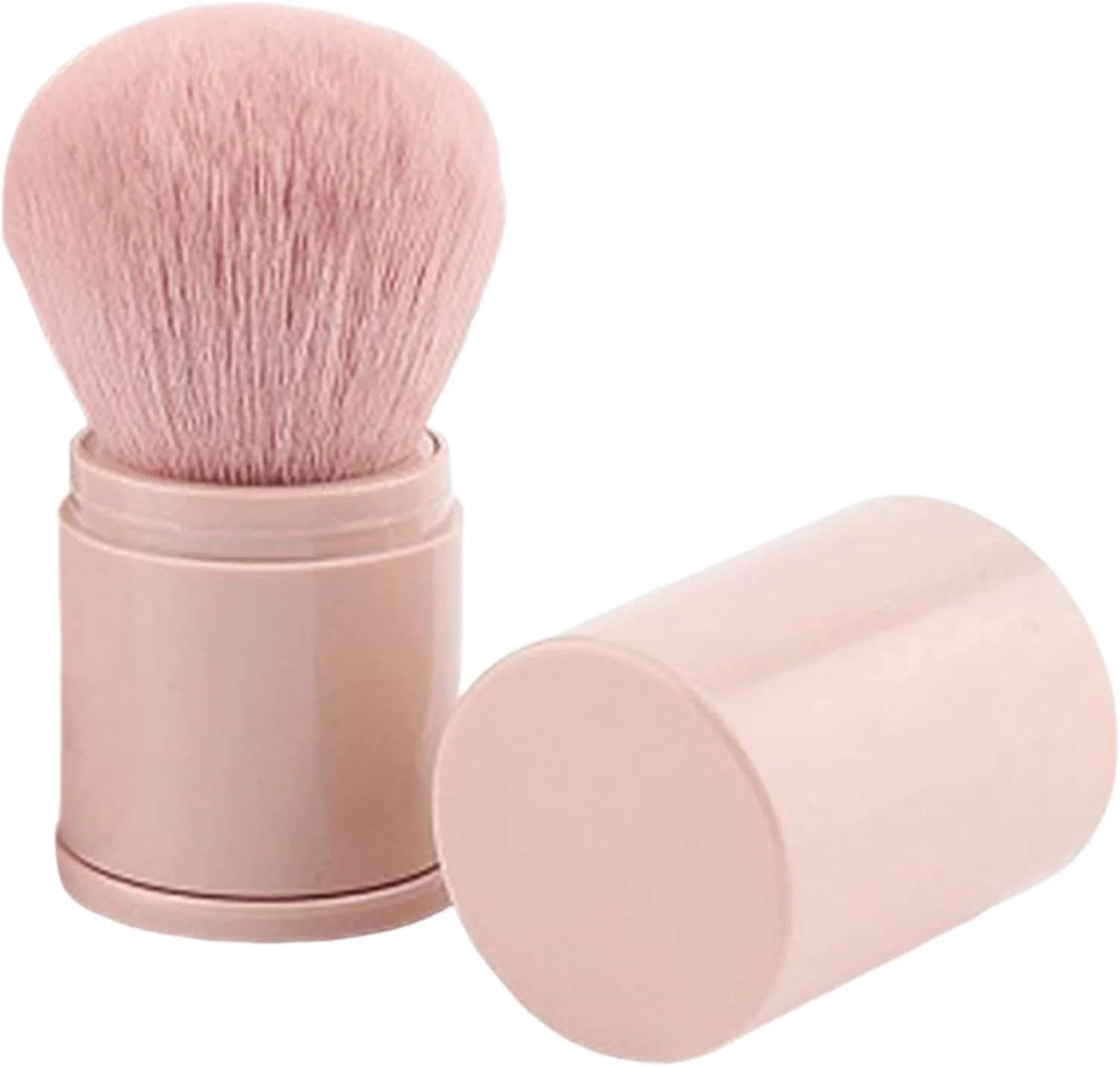 براش پودر فیکس، براش رژگونه تاشو مناسب مسافرت، براش آرایشی چند منظوره و نرم برای زیرسازی صورت بانوان