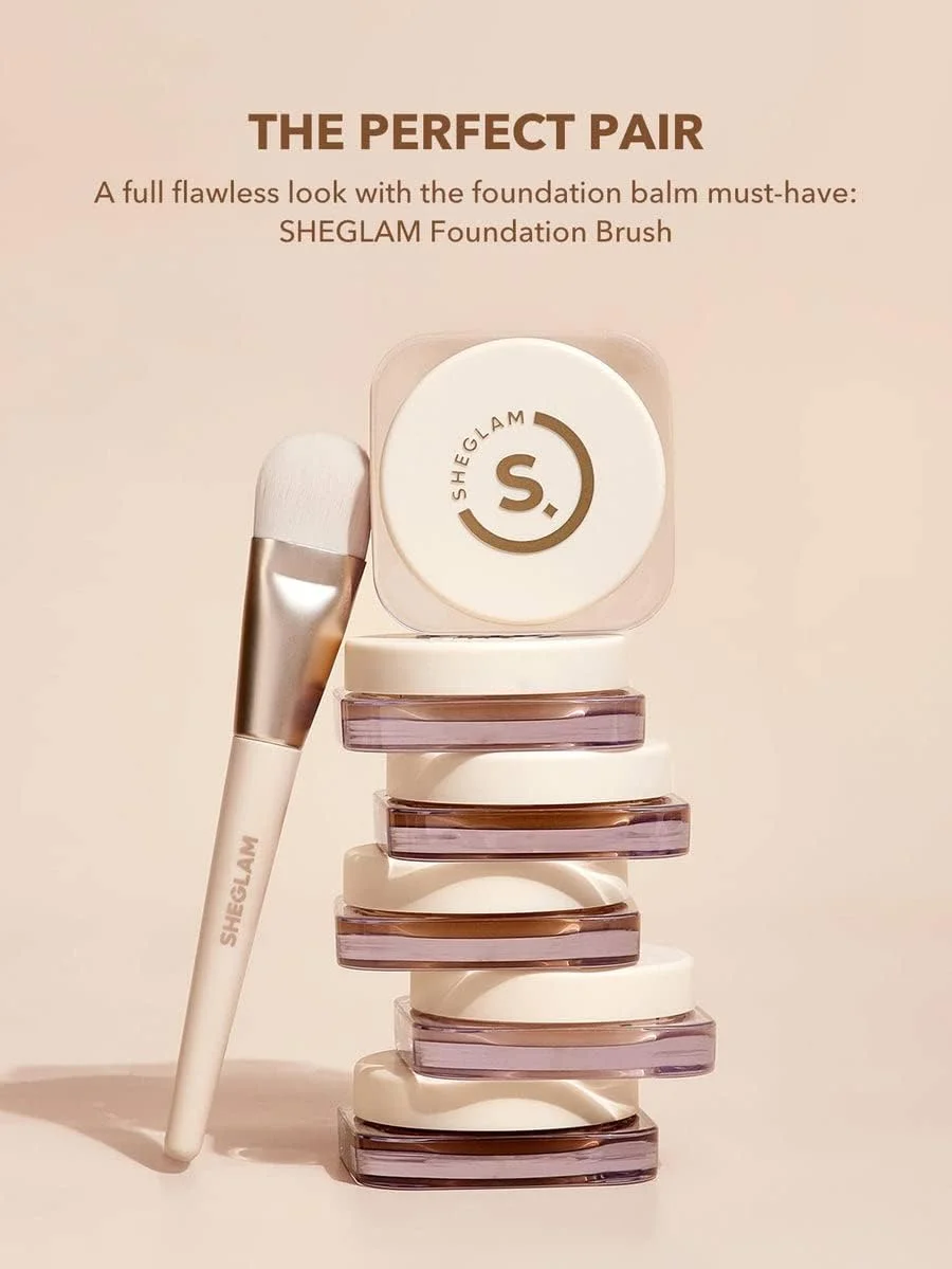 یک عدد براش کرم پودر SHEGLAM Skinfluencer، نرم و لطیف برای استفاده آسان