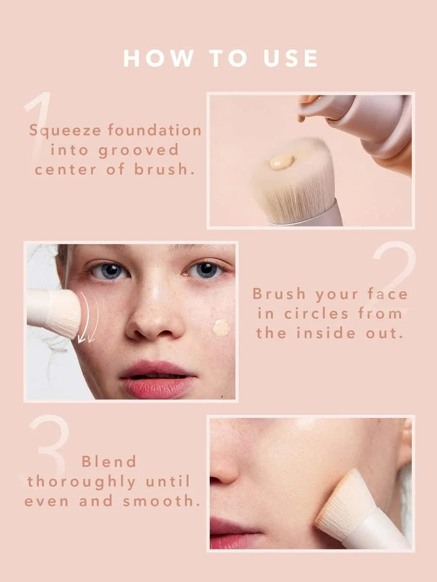 براش کرم پودر شیگلم مدل Skinfluencer، بژ