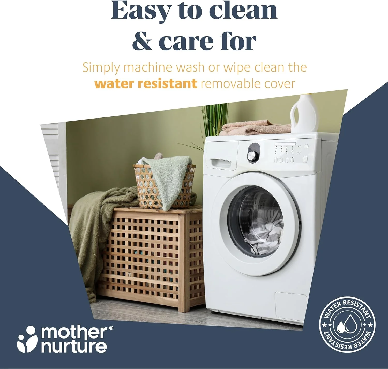 تشک فوم مسافرتی تخت نوزاد Mother Nurture Essential، سفید، 100 x 70 x 7.5 سانتی متر