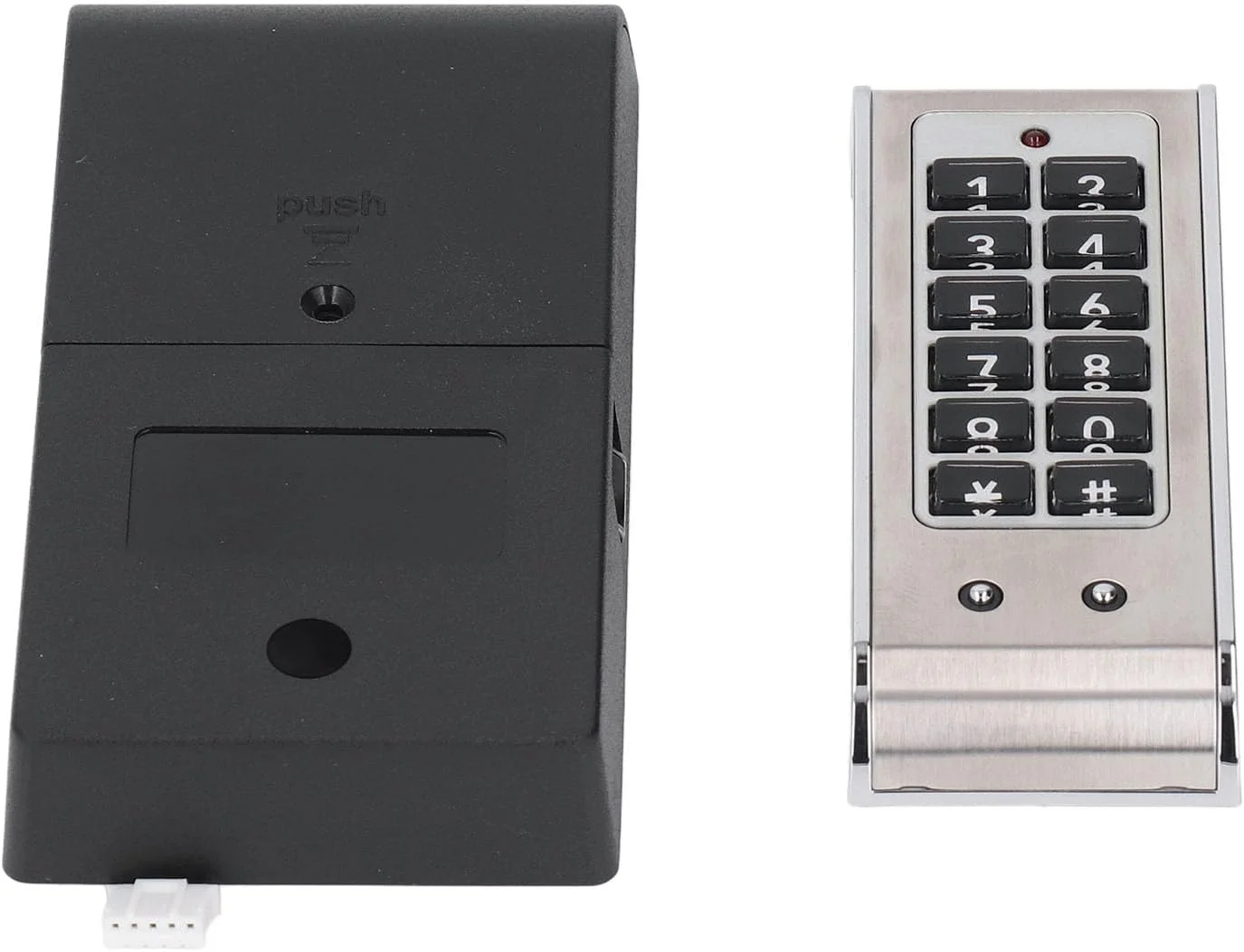 قفل الکترونیکی، پنل استیل ضد زنگ صفحه کلید رمز عبور هوشمند قفل ترکیبی درب کابینت الکترونیکی دیجیتال، قفل کابینت الکترونیکی برای کشوی کابینت فایل حمام سونا