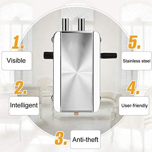 کیت قفل درب الکترونیکی، سیستم کنترل دسترسی بدون کلید با کنترل از راه دور هوشمند، قفل مکانیکی الکتریکی مخفی ضد سرقت هوشمند با 4 کنترل از راه دور برای امنیت خانه