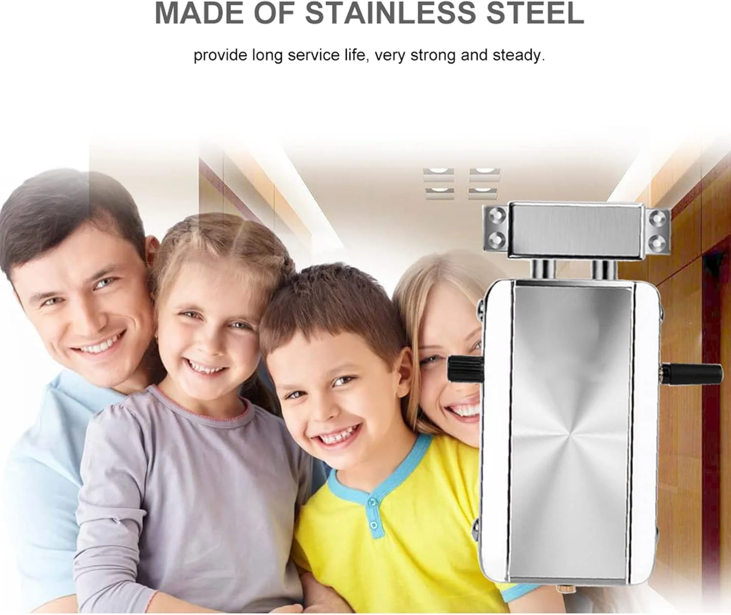 کیت قفل درب منزل Eacam، قفل الکترونیکی بدون کلید با کنترل از راه دور، قفل ضد سرقت هوشمند بی سیم، سیستم کنترل دسترسی Deadbolt برای آپارتمان هتل منزل