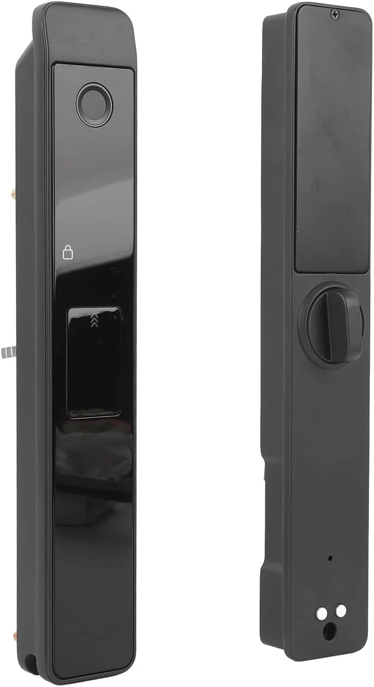 قفل هوشمند ورودی، قفل درب دیجیتال 5 در 1 بدون کلید با رمز عبور، کارت IC، کنترل برنامه کلید، قفل صفحه کلید هوشمند اثر انگشت بیومتریک IP65 برای درب های 3.5 تا 8 سانتی متری