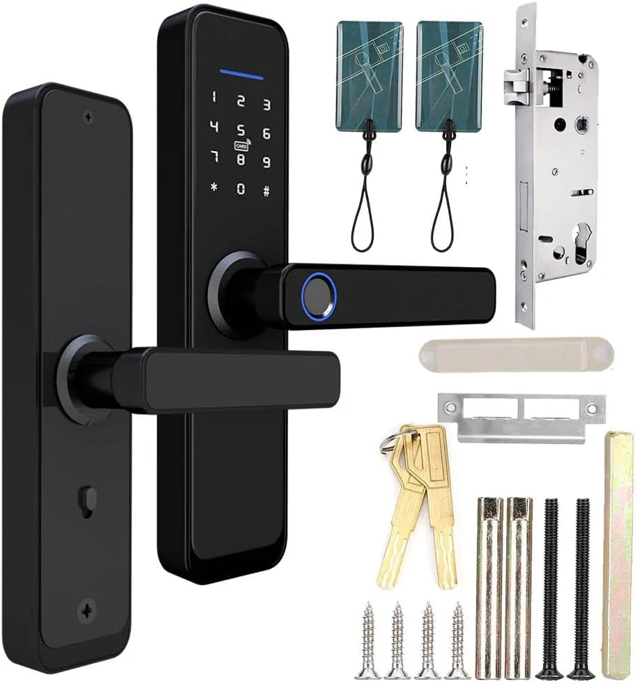 قفل درب هوشمند Alink، قفل الکترونیکی دیجیتال بلوتوثی هوشمند، باز کردن قفل با اثر انگشت، قفل درب ورودی بدون کلید با صفحه کلید، هاب Gateway جداگانه فروخته می شود، کار با الکسا و گوگل، برنامه TTlock قفل درب هوشمند Alink، قفل الکترونیکی دیجیتال بلوتوثی هوشمند، باز کردن قفل با اثر انگشت، قفل درب ورودی بدون کلید با صفحه کلید، هاب Gateway جداگانه فروخته می شود، کار با الکسا و گوگل، برنامه TTlock