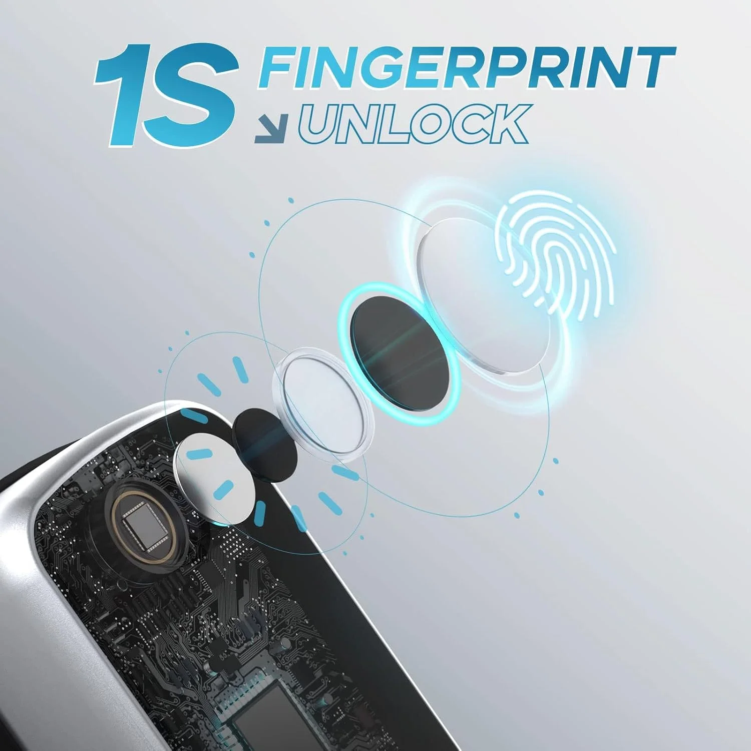 قفل درب هوشمند BIGTHREE، دستگیره درب هوشمند 5 در 1، قفل درب اثر انگشتی بلوتوثی، محافظت ضد آب، دستگیره درب هوشمند برای خانه/اتاق خواب/دفتر/آپارتمان