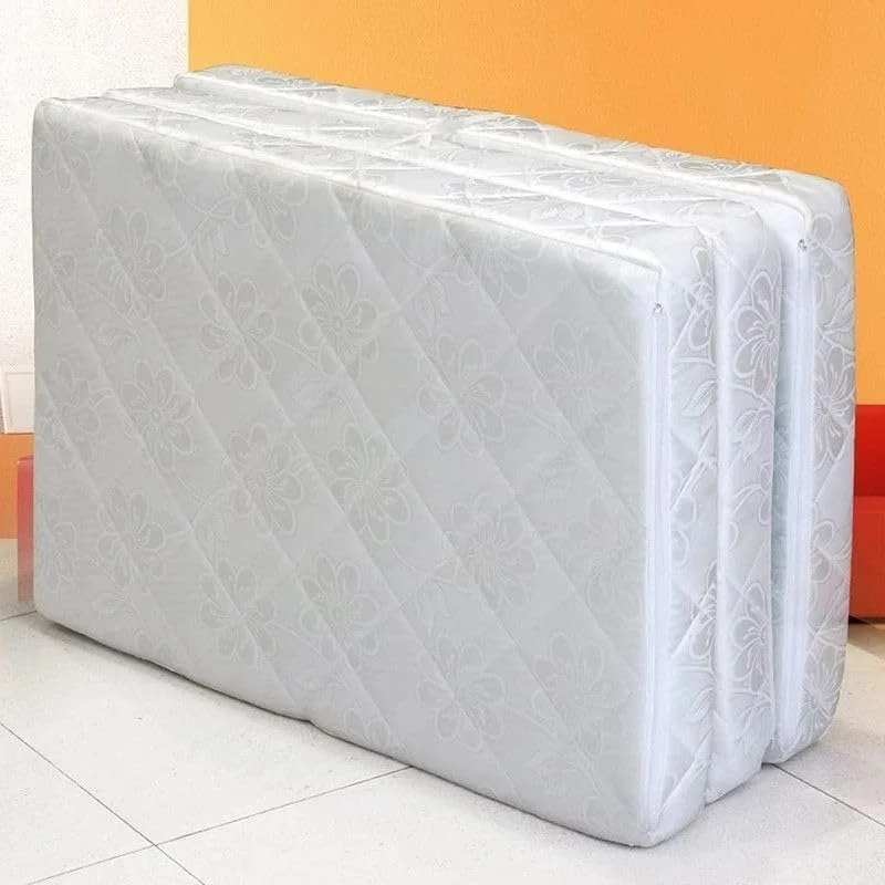 تشک تاشو سه لایه طبی فوم متراکم سفید، مناسب پیک نیک، فضای باز، کمپینگ، (90 عرض X 180 طول X 7 ارتفاع) کیفیت عالی. مخصوص مهمان و مشکل کمبود فضا.