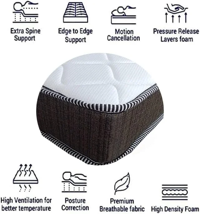 تشک طبی کارناک Orthomedical Plus سری Comfopedic با حس سفتی متوسط، سایز سوپر کینگ 180x200 سانتی متر، ضخامت 10 سانتی متر