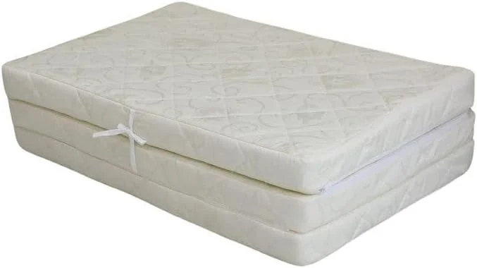 تشک تاشو سه لایه طبی فوم متراکم سفید، مناسب برای پیک نیک، فضای باز، کمپینگ، تشک، (90 عرض X 180 طول X 7 ارتفاع) کیفیت عالی. مخصوص مهمان و کمبود فضا تشک تاشو سه لایه طبی فوم متراکم سفید، مناسب برای پیک نیک، فضای باز، کمپینگ، تشک، (90 عرض X 180 طول X 7 ارتفاع) کیفیت عالی. مخصوص مهمان و کمبود فضا