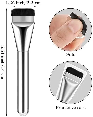 براش کرم پودر ریان بیوتی، براش ترکیب کانسیلر، براش های آرایشی، براش کانسیلر زیر چشم، موهای نرم براش، براش ابرو ابزار آرایشی