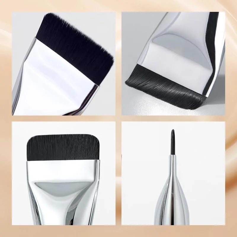 براش کرم پودر ریان بیوتی، براش ترکیب کانسیلر، براش های آرایشی، براش کانسیلر زیر چشم، موهای نرم براش، براش ابرو ابزار آرایشی