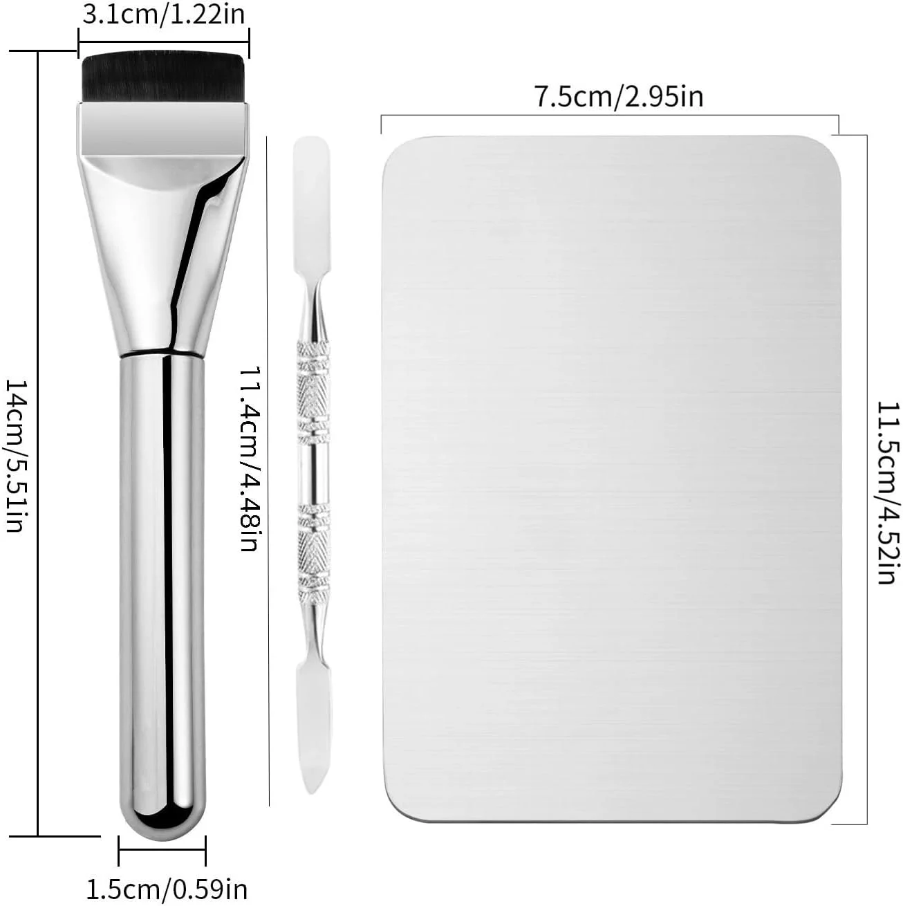 ست ابزار آرایش حرفه ای 4 در 1 شامل پالت ترکیب آرایش، برس کرم پودر سر صاف، بلندر دو طرفه، پد پودر و صفحه کرم پودر برای ترکیب بی نقص و مسافرت ست ابزار آرایش حرفه ای 4 در 1 شامل پالت ترکیب آرایش، برس کرم پودر سر صاف، بلندر دو طرفه، پد پودر و صفحه کرم پودر برای ترکیب بی نقص و مسافرت