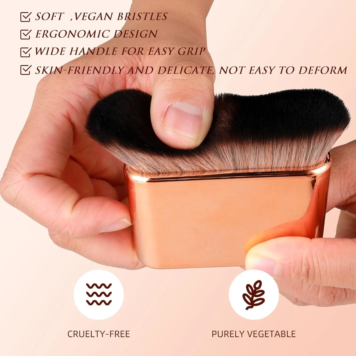 براساکو برس برنزه کننده، برس آرایش بدن، برس برنزه کننده خودکار برای بدن، برس کرم پودر کابوکی، برس ترکیب و محو کننده آرایش بدن، اپلیکاتور برس برنزه کننده برای آرایش بدن و پا، برس برنزه کننده برای موس های برنزه کننده