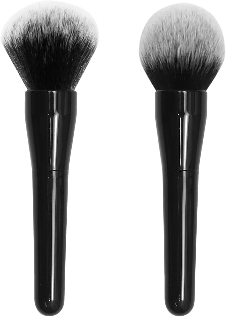 دو عدد براش آرایشی، ابزار آرایش، لوازم جانبی زیبایی، براش های آرایشی بادوام، مناسب برای پودر فیکس