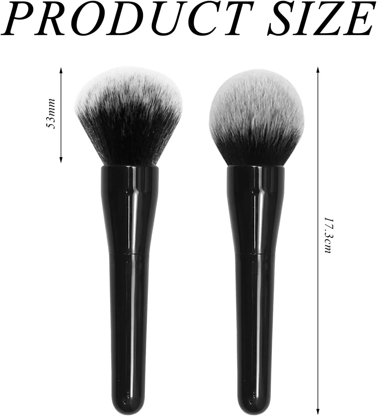 دو عدد براش آرایشی، ابزار آرایش، لوازم جانبی زیبایی، براش های آرایشی بادوام، مناسب برای پودر فیکس