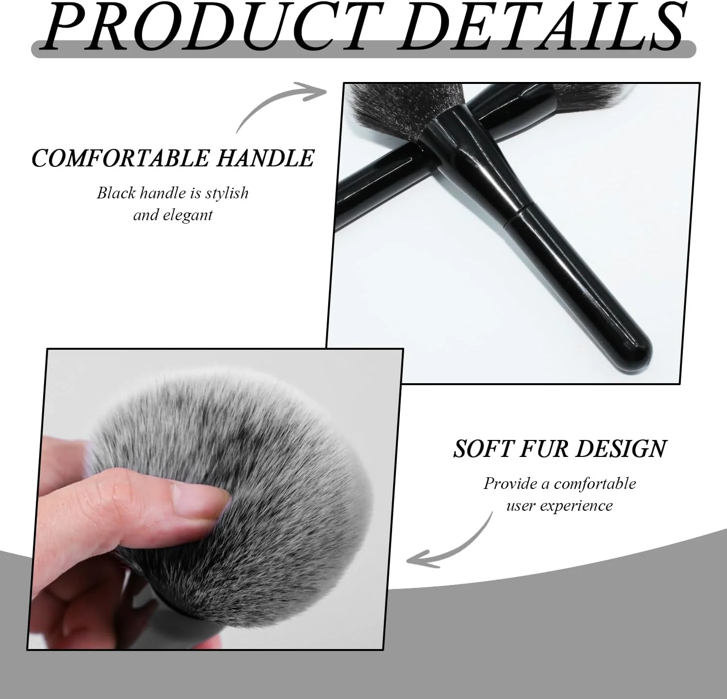 دو عدد براش آرایشی، ابزار آرایش، لوازم جانبی زیبایی، براش های آرایشی بادوام، مناسب برای پودر فیکس