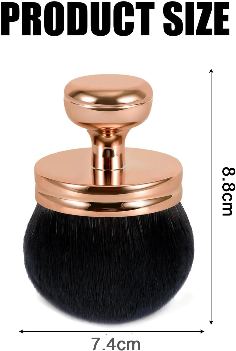 براش آرایشی بدن پاپوریچ برای برنزه کردن، آرایش پا و برنزر، اپلیکاتور براش ضد آفتاب، براش کرم پودر کابوکی، براش آرایشی صورت بیضی شکل برای بزرگسالان