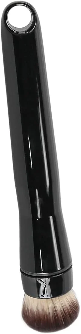 براش آرایشی برقی Nicear، براش چرخشی اتوماتیک کرم پودر با سری های قابل تعویض برای پخش یکنواخت و صاف آرایش، طراحی قابل حمل با شارژ USB