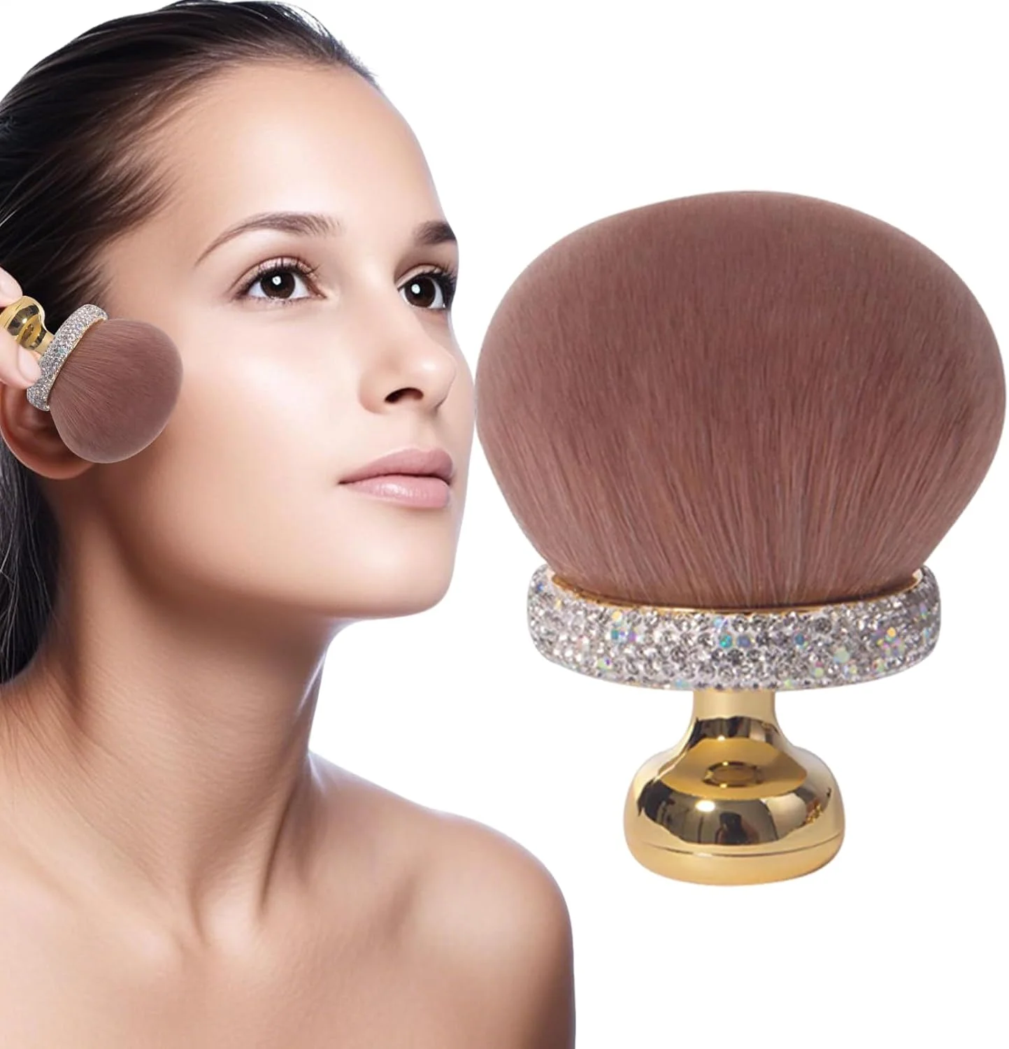 اپلیکاتور براش آرایشی قارچی، براش رژگونه پودر شل زنانه دخترانه - اپلیکاتور کانسیلر صاف و جمع و جور لوازم جانبی مسافرتی برای مادر و دختر اپلیکاتور براش آرایشی قارچی، براش رژگونه پودر شل زنانه دخترانه - اپلیکاتور کانسیلر صاف و جمع و جور لوازم جانبی مسافرتی برای مادر و دختر