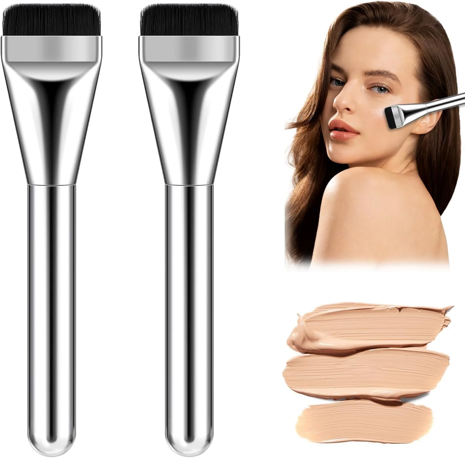 براش کرم پودر NALACAL، براش آرایشی، براش های سر صاف برای صورت، براش کانسیلر الیاف مصنوعی، براش کانتورینگ، براش آرایشی کرم پودر، براش تخت حرفه ای، ابزار زیبایی چند منظوره براش کرم پودر NALACAL، براش آرایشی، براش های سر صاف برای صورت، براش کانسیلر الیاف مصنوعی، براش کانتورینگ، براش آرایشی کرم پودر، براش تخت حرفه ای، ابزار زیبایی چند منظوره