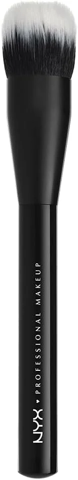NYX PROFESSIONAL MAKEUP Pro Dual Fiber Foundation Brush, 04 NYX PROFESSIONAL MAKEUP Pro Dual Fiber Foundation Brush, 04