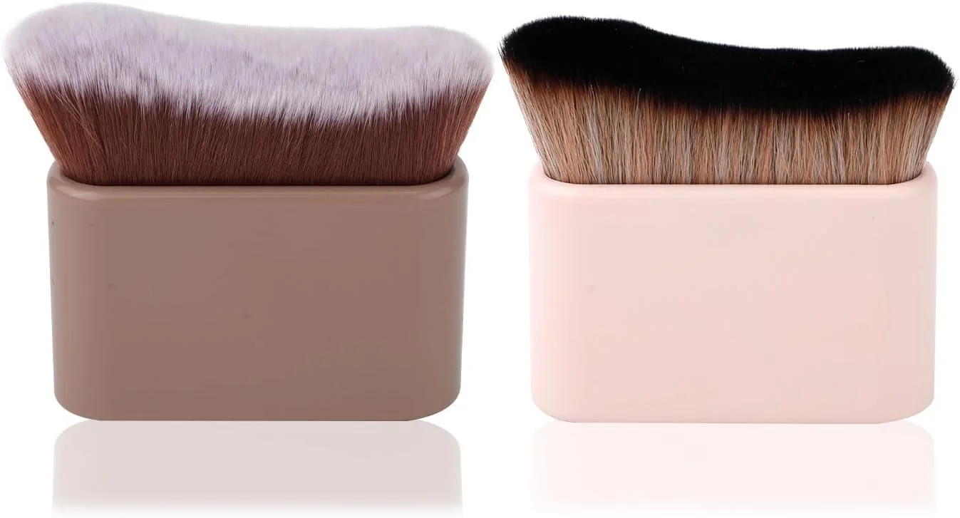 NQEUEPN برس برنزه کننده خودکار 2 عددی، برس برنزه کننده خودکار برای برس برنزه کننده برای بدن، برس آرایشی، برس فونداسیون، اپلیکاتور برای مخلوط کردن فونداسیون مایع، صورت بدن (صورتی گوشتی، صورتی) NQEUEPN برس برنزه کننده خودکار 2 عددی، برس برنزه کننده خودکار برای برس برنزه کننده برای بدن، برس آرایشی، برس فونداسیون، اپلیکاتور برای مخلوط کردن فونداسیون مایع، صورت بدن (صورتی گوشتی، صورتی)