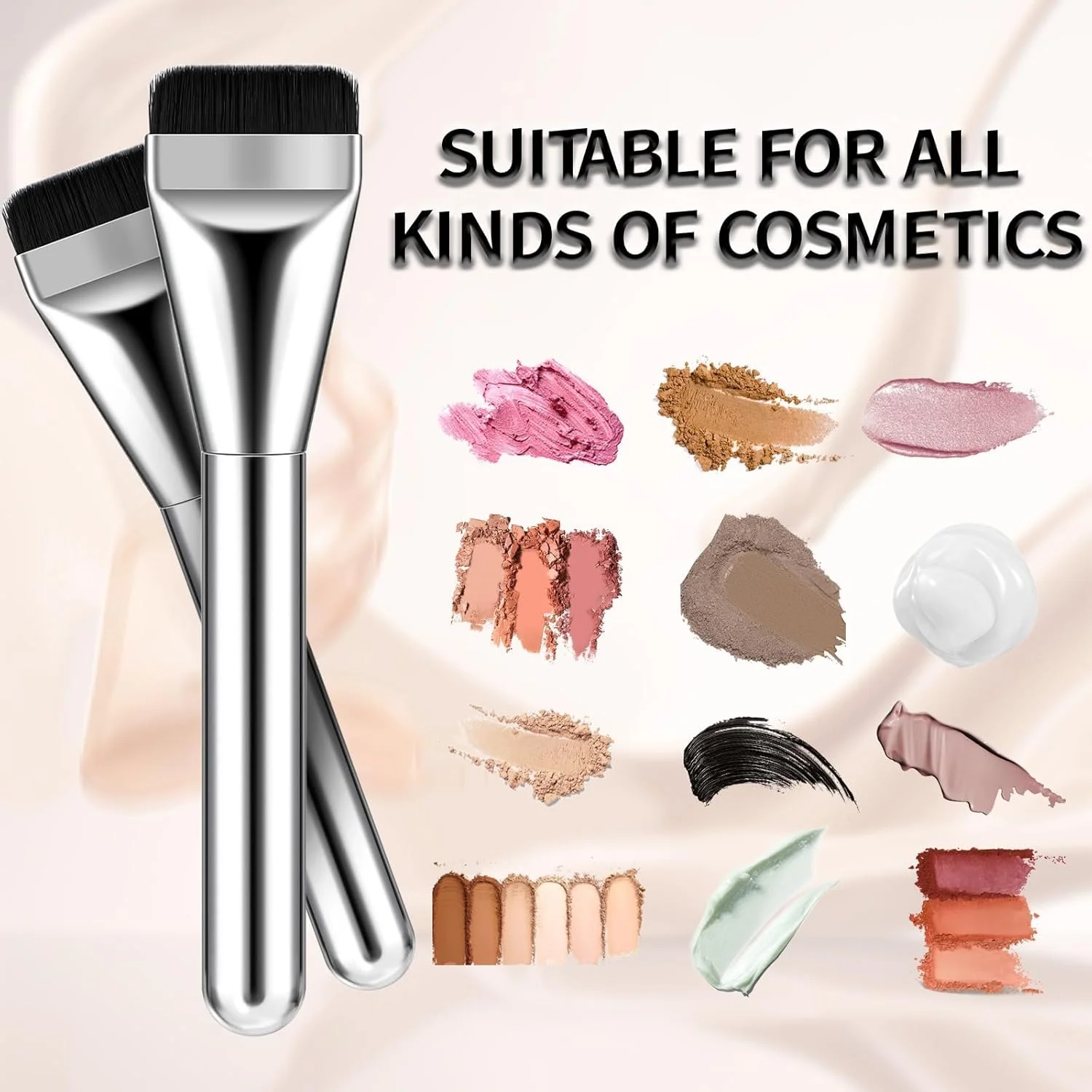 براش کرم پودر NALACAL، براش آرایشی، براش های سر صاف برای صورت، براش کانسیلر الیاف مصنوعی، براش کانتورینگ، براش آرایشی کرم پودر، براش تخت حرفه ای، ابزار زیبایی چند منظوره براش کرم پودر NALACAL، براش آرایشی، براش های سر صاف برای صورت، براش کانسیلر الیاف مصنوعی، براش کانتورینگ، براش آرایشی کرم پودر، براش تخت حرفه ای، ابزار زیبایی چند منظوره