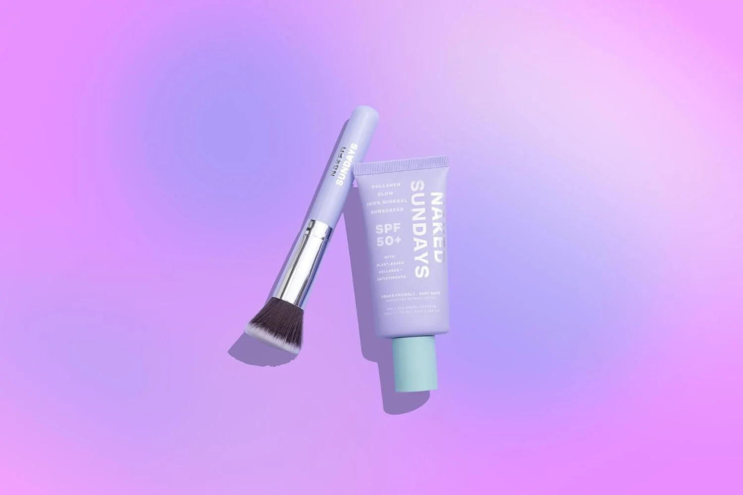 براش SPF BFF نیکد ساندی، ابزار استفاده از SPF، براش بی نقص صورت