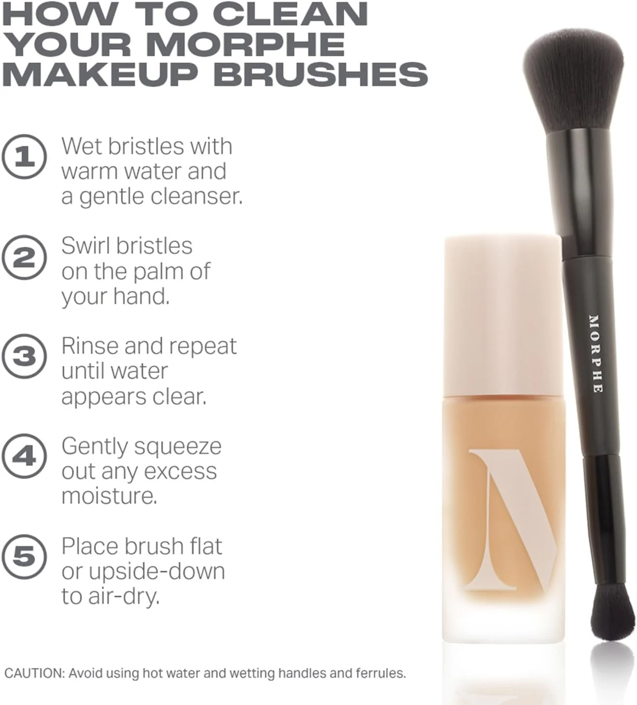 براش دو طرفه آرایشی مورف M101 Lightform - براش کانسیلر و کرم پودر 2 در 1 - طرف کوچک برای ترکیب نواحی دور از دسترس - ساخته شده با موهای مصنوعی پیشرفته (1 عدد) براش دو طرفه آرایشی مورف M101 Lightform - براش کانسیلر و کرم پودر 2 در 1 - طرف کوچک برای ترکیب نواحی دور از دسترس - ساخته شده با موهای مصنوعی پیشرفته (1 عدد)