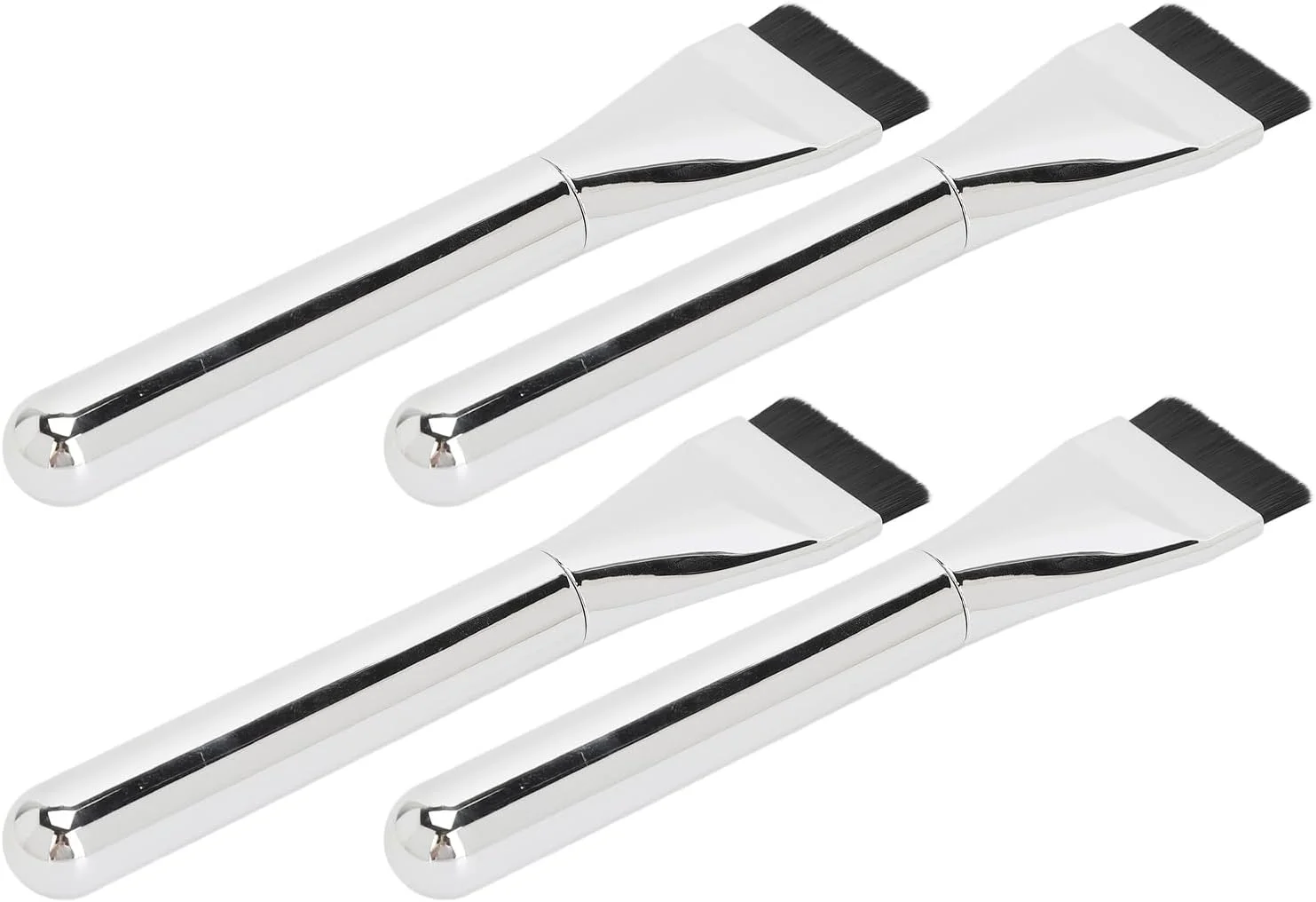 براش فونداسیون تخت Marhynchus با موهای نرم و کرکی برای استفاده آسان از آرایش، 4 عدد براش