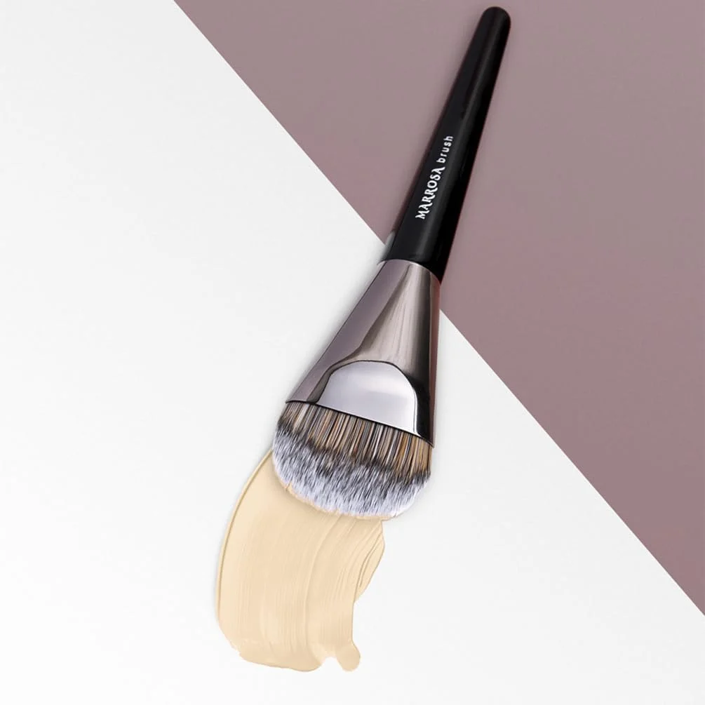 براش تخت ماروسا - براش های آرایشی فونداسیون - براش صورت برای فونداسیون مایع یا کرم