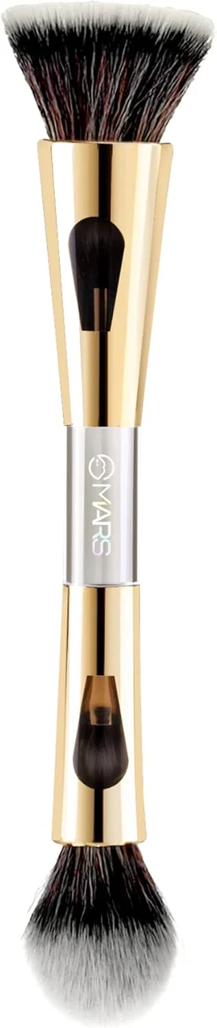 ست براش مسافرتی 4 در 1 مارس - موهای نرم و مصنوعی - براش های کرم پودر، پودر، ترکیب سایه چشم و تخت