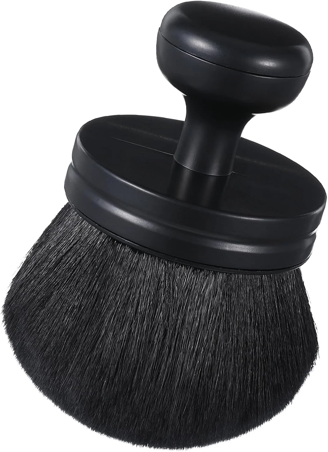 براش آرایشی بدن فوق العاده بزرگ، براش برنزه کننده سر پهن، براش های آرایشی بدن، براش های برنزه کننده، ابزار ترکیب فونداسیون بیضی شکل (مشکی)