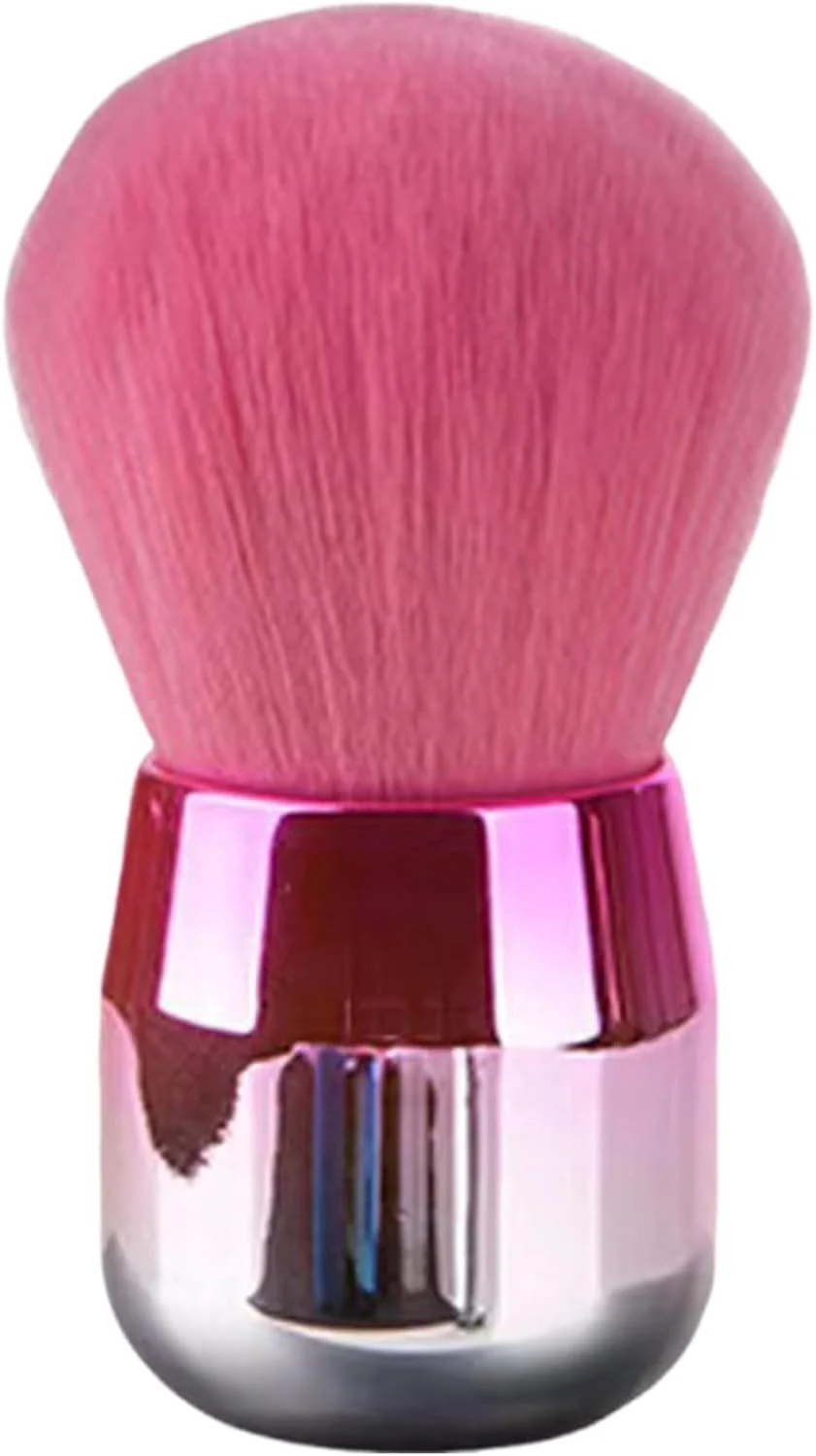 براش آرایشی، برس پخش کننده کرم پودر صورت | براش آرایشی چند منظوره با سر پهن برای کانسیلر، پودر، رژگونه، استفاده روزانه و مسافرت